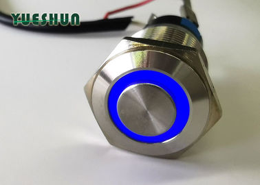 चीन 16mm प्रबुद्ध पुश बटन स्विच, एल्यूमीनियम स्टेनलेस स्टील पुश बटन स्विच वितरक