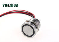 Metal Piezo Push Button Switch Ring Symbol LED 12V 24V Access Control System